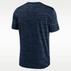 West Virginia Primetime Arch Logo Velocity Men's Nike Dri-FIT College T-Shirt