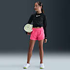 Playera de manga larga Dri-FIT UV para niña talla grande Nike Swim Hydroguard
