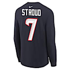 Houston Texans C.J. Stroud Big Kids' Long-Sleeve NFL T-Shirt