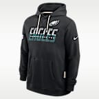 Sudadera con gorro sin cierre Nike Dri-FIT de la NFL para hombre Philadelphia Eagles Sideline Standard Issue