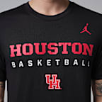 Playera de manga corta Nike Dri-FIT de básquetbol para hombre Nike NCAA Houston Cougars