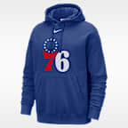 Philadelphia 76ers Club Men's Nike NBA Pullover Hoodie