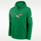 Sudadera con gorro sin cierre Nike de la NFL para hombre Philadelphia Eagles Club Logo