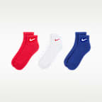Nike Everyday Cushioned 訓練過踝襪 (3 雙)
