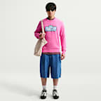 Nike Sportswear Club Men's French-Terry Crew-Neck Sweatshirt