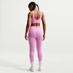 Leggings de cintura alta sin costura delantera de 7/8 para mujer Nike Universa