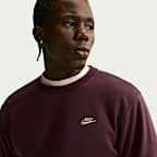 Nike Club fleeceshirt met ronde hals voor heren