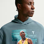 Sudadera con gorro sin cierre de básquetbol Dri-FIT de tejido Fleece para hombre Kobe