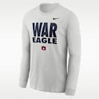 Auburn Sideline Slogan Men's Nike Dri-FIT College Long-Sleeve T-Shirt