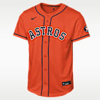 Houston Astros Big Kids' Nike MLB Stadium Home Jersey