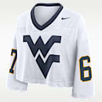 West Virginia Logo Women's Nike Dri-FIT College Cropped Jersey