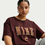 Playera oversized para mujer Nike Sportswear