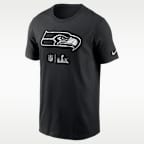 Playera Nike de la NFL para hombre Seattle Seahawks Super Bowl LX Opening Night