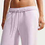 Nike Studio Fleece Medium Weight Women's Mid-Rise Wide-Leg Trousers