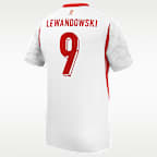 Robert Lewandowski Poland National Team 2026 Stadium Home Men's Nike Dri-FIT Soccer Jersey