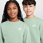 Sudadera para niños talla grande Nike Sportswear Club Fleece
