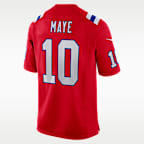 Drake Maye New England Patriots Men's Nike NFL Game Jersey