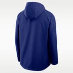 Chamarra Nike Therma-FIT con gorro y cierre completo para hombre de la MLB de Los Angeles Dodgers Authentic Collection