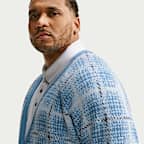 Nike Tartan Men's Loose Golf Cardigan