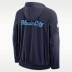 Tennessee Titans Rivalries Collection Sideline Anorak Men's Nike NFL 1/2-Zip Hooded Jacket