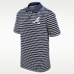 Atlanta Braves Striped Victory Men's Nike Dri-FIT MLB Polo