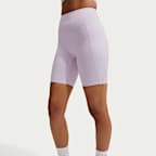 Nike Universa Women's High-Waisted 8" Biker Shorts with No Front Seam