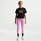 Nike Sportswear 大童 (女童) 方正 T 恤