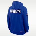 Dallas Cowboys Primetime Logo Club Men's Nike NFL Pullover Hoodie