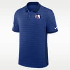 New York Giants Sideline Victory Stripe Men's Nike Dri-FIT NFL Polo
