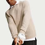 Suéter de golf de cuello redondo para hombre Nike Tailored Performance