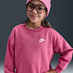 Sudadera oversized para niños talla grande Nike Sportswear Club Fleece