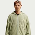 Nike Club Men's Oversized Fleece Full-Zip Reversible Hoodie
