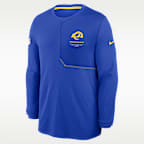 Los Angeles Rams Sideline Coach Men's Nike Dri-FIT NFL Long-Sleeve Top
