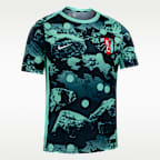 Playera de manga corta Nike de la NWSL para antes del partido para hombre Kansas City Current