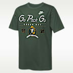 Green Bay Packers Rewind Hometown Slub Big Kids' Nike Dri-FIT NFL T-Shirt
