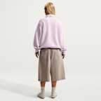 Nike Studio Fleece Medium Weight Women's Oversized Embossed Crew