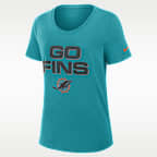Miami Dolphins Rivalries Collection Slub Women's Nike Dri-FIT NFL T-Shirt