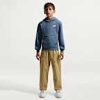 Sudadera con gorro sin cierre para niños talla grande Nike Sportswear Club Fleece