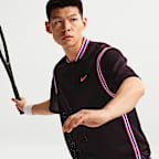 ナイキコート スラム メンズ Dri-FIT ボタンアップ テニストップス