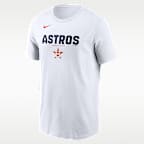 Playera Nike de la MLB para hombre Houston Astros Bold Team Name