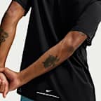 Camisola de running de manga curta com estampado ADV Nike AeroSwift Dri-FIT para homem