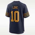 Jordan Love Green Bay Packers Men's Nike NFL Game Jersey