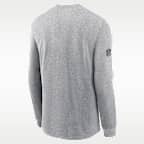 Dallas Cowboys Team Issue Men's Nike Dri-FIT NFL Long-Sleeve T-Shirt