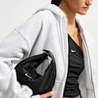 Sweat oversize à capuche et zip Nike Studio Fleece Heavyweight pour femme