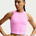 Nike One Fitted Women's Dri-FIT Cropped Tank Top