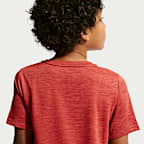 Playera de manga corta Nike Miler Dri-FIT para niños talla grande