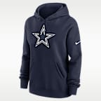 Sudadera con gorro de cierre completo Nike de la NFL para mujer Dallas Cowboys Club