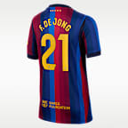 Jersey de futbol Nike Dri-FIT del FC Barcelona local 2026/27 Stadium Frenkie de Jong para niños talla grande