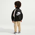 Chamarra sin gorro infantil con bloques de color Nike