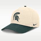 Michigan State Campus Prep Rise Men's Nike College A-Frame Adjustable Hat